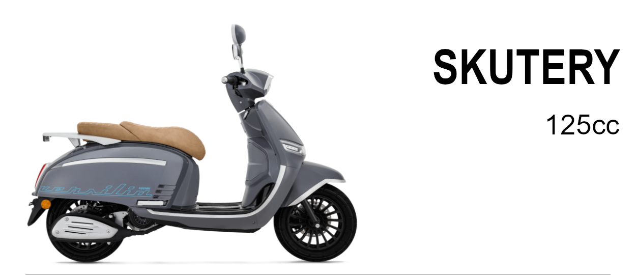 Skutery 125cc